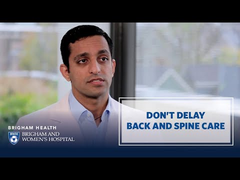 Don’t Delay Back and Spine Care