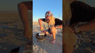 Making a hobo meal aka foil meal