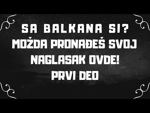 Imitacija naglasci bivse Jugoslavije EX YU