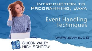 Event Handling Techniques : Intro to Programming Java