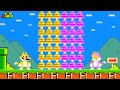 Can Mario and Peach Collect More CAT BELLS in Super Mario Bros?...