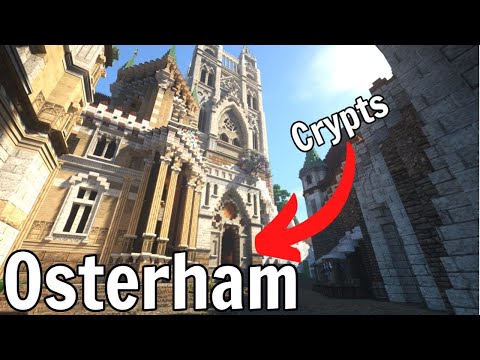 Viggoman Plays - Building the Crypts under this Huge Medieval Minecraft City