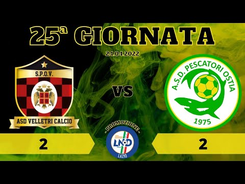 Promozione | 25ª Giornata | SPQV Velletri-Pescatori Ostia 2-2