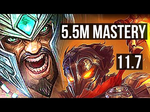 TRYNDAMERE vs VIKTOR (MID) | 5.5M mastery, 2500+ games, 6 solo kills | NA Diamond | v11.7