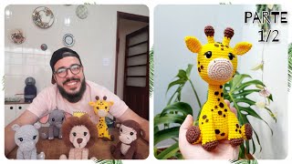 Safari Amigurumi Passo a Passo GIRAFA (Parte 1/2) Coleção Safari do Ti