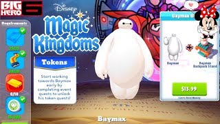 HOW TO COLLECT BAYMAX GOLD CHIPS! Disney Magic Kingdoms | Gameplay Walkthrough Ep.254