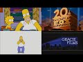 The Simpsons Homer Gets Interrupted By 20th Century Fox Gracie Films Logo Season 18 Episode 22