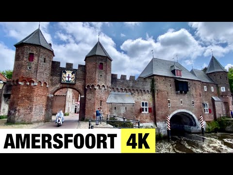 AMERSFOORT, NETHERLANDS 🇳🇱 [4K] City Centre Walking Tour