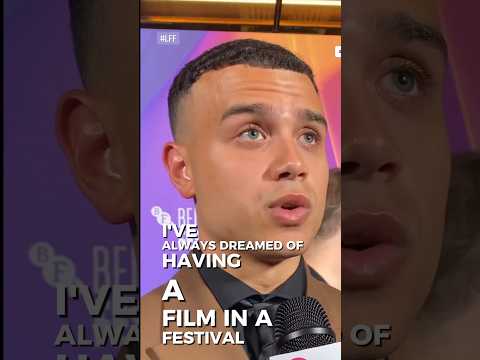 Samuel Small at his first premiere “Bonus Track” at LFF!