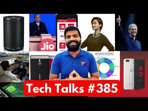 Tech Talks #385 - Nokia 1, Facebook Aadhaar, Note 8 Battery, Mi 7 Fingerprint, LG Car, AirTel TV