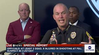 The suspected gunman who opened fire at FSU was the son of a local sheriff's deputy: officials.
