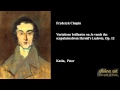 Fryderyk Chopin, Variations brillantes on Je vends des scapulaires from Herold's Ludovic, Op. 12