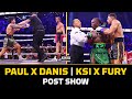 PRIME Card Post Show LIVE Stream: Logan Paul Embarrasses Dillon Danis, Tommy Fury Edges KSI