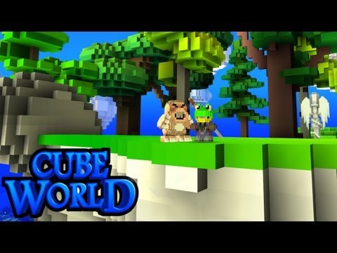 Junky Plays - Cube World - Part 4 - When It's Dark, It's Really Dark