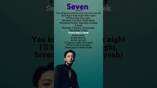 Download lagu Jungkook - Seven Song (Lyrics) #bts #army #kpop #idol #seven #jungkook #song #lyrics #viral #shorts mp3