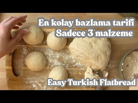 Tavada Pişen Efsane Bazlama – Balon Gibi Şişiyor🫓 "Soft Turkish Flatbread Recipe – Bazlama"