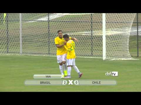 Gols Brasil x Chile Sub-17