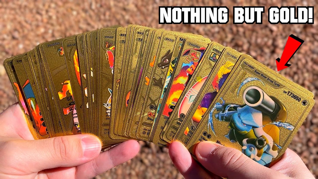 I Found The Weirdest Pokemon Cards Box That Contained OVER 50 GOLD ULTRA RARES!