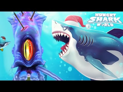 New Aquatic Monster Boss The COLOSSAL SQUID - Hungry Shark World