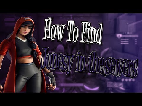 How to Find Jonesy in the sewers : Downtown Drop Challenges Video