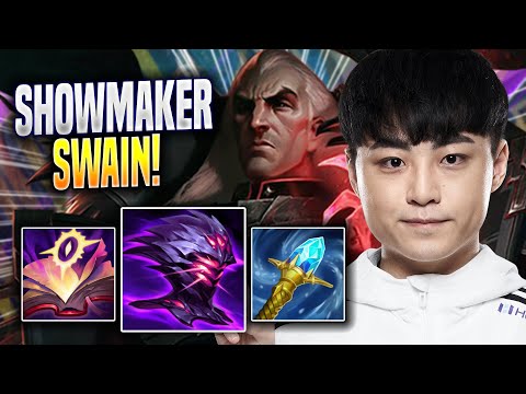 SHOWMAKER IS A GOD WITH SWAIN! - DK ShowMaker Plays Swain MID vs Zed! | Preseason 2023
