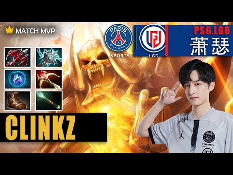 Clinkz Safelane | PSG.LGD.Ame | AME WANTS TO TRY EVERY POSSIBILITY TO WIN | 7.32c Gameplay Highlight