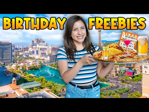 Cosas GRATIS que puedes conseguir en tu CUMPLEAÑOS en LAS VEGAS