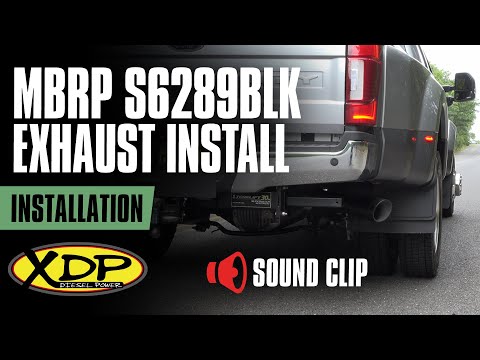 MBRP 4\u00e2\u0080\u009d BLK Series Filter Back Exhaust Sound Clip & Installation