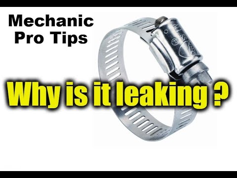 #ProTips | Why Tightening Hose-clamps Causes Leaks . . .