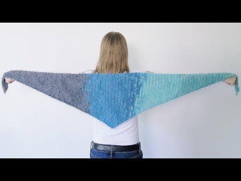 CROCHET TRIANGLE SHAWL - FREE PATTERN!