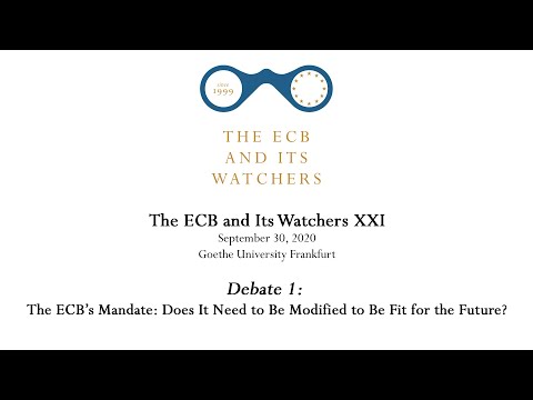 The ECB and Its Watchers XXI - Debate 1