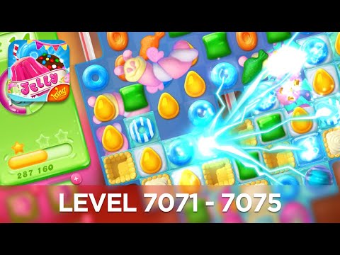 Candy Crush Jelly Saga 4K (Level 7071 - 7075)