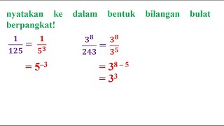 Download lagu Express it into integer form to the power of 1 per 125 and 3 to the power of 8 per 243. mp3 Download lagu Express it into integer form to the power of 1 per 125 and 3 to the power of 8 per 243. mp3