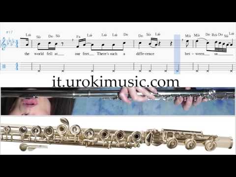 Lezioni di Flauto Adele Hello Parte#2 Melodia Tutorial Spartito Imparare Insegnante Metodi Partiture