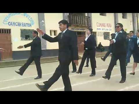 Desfile cívico 2025 canchabamba huacaybamba Huánuco Perú 