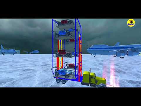 US Police Transporter Truck: Police Car Transport  - Android Gameplay (Full HDR)