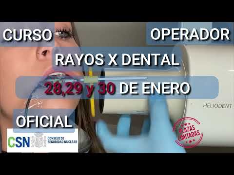 Curso Operador Rayos X Dental. 28,29 y 30  de Enero 2022