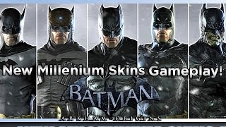 Batman Arkham Origins: New Millennium Skin Pack DLC Gameplay! HD