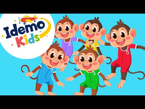 Pet Malih Majmuna - Idemo Kids Dečije Pesme