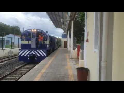 Trem Republicano Itu X Salto, chegando na Estação de Salto.