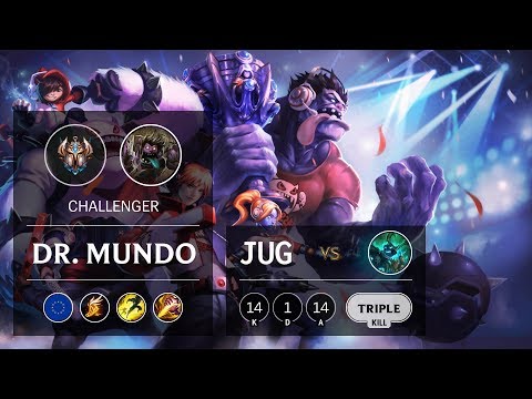 Dr. Mundo Jungle vs Hecarim - EUW Challenger Patch 9.23