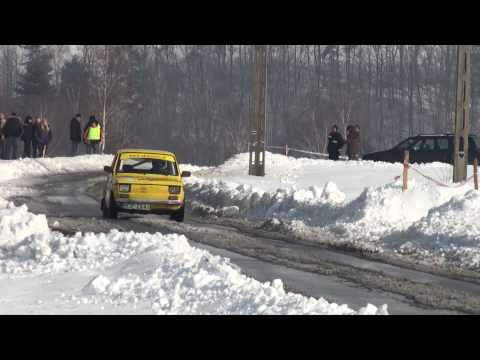 Paweł Prokop - Fiat 126p - Wyścig samochodowy Wielopole Skrzyńskie - Sośnice 2010-02-21