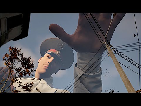 You're Trapped In A Town With A Giant Policeman Who Won't Let You Leave - Militsioner