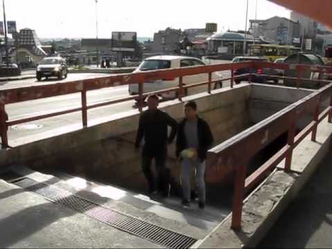 Belgrade Zeleni Venac square moving forward towards the Knez Mihalova street footage 001