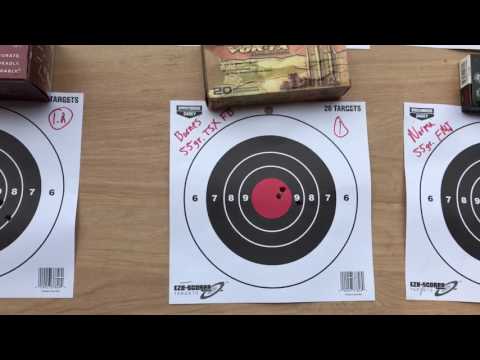 Tikka T3x Varmint .223 1 in 8" twist - Groups with different types of ammo at 100 yards