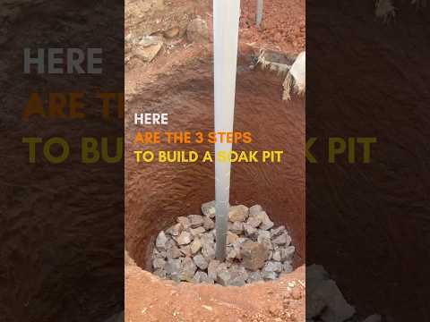3 Steps to build a soak pit #shorts #septictanks #civilengineering