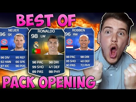 BEST OF: PACK OPENING FIFA 15 Ultimate Team - Ronaldo TOTS, Robben TOTY, Neuer TOTY