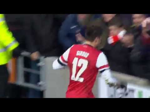 Giroud second goal | Brighton & Hove Albion 2-3 Arsenal | FA Cup 4th Round