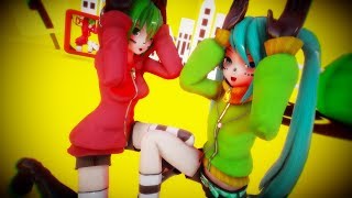 【MMD】 Matryoshka | Hatsune Miku and Gumi | 【1440p】