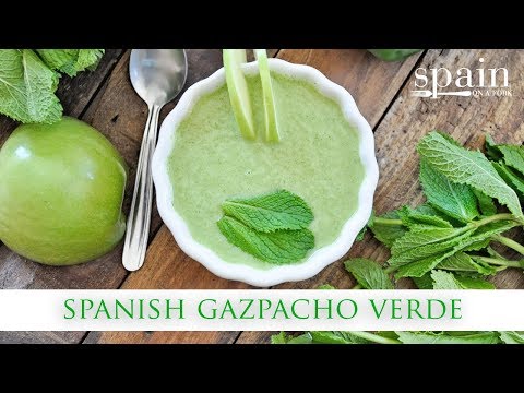 Spanish ¨Green Goddess¨ Gazpacho Verde Recipe